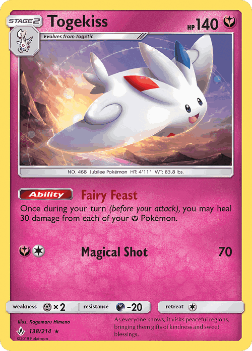 Togekiss 138, Unbroken Bonds