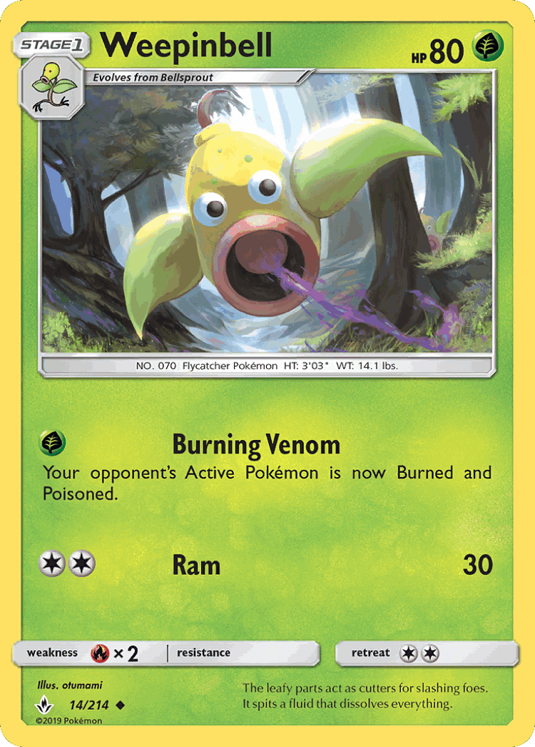 Weepinbell #14 from Unbroken Bonds - Uncommon - Illustrated by otumami
