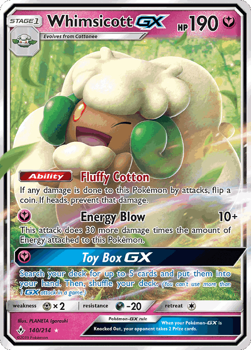 Whimsicott-GX 140, Unbroken Bonds