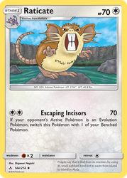 Raticate 144, Unbroken Bonds