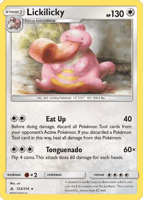 Lickilicky 153, Unbroken Bonds