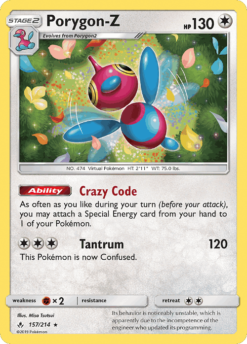 Porygon-Z 157, Unbroken Bonds