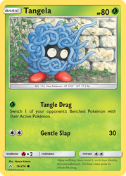 Tangela Pokémon TCG card art