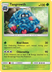 Tangrowth Pokémon TCG card art