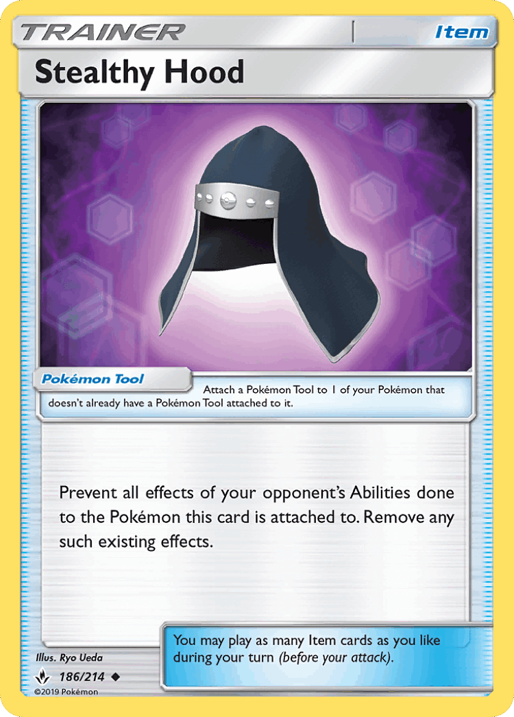 Stealthy Hood #186 from Unbroken Bonds - Uncommon - Illustrated by Ryo Ueda