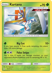 Kartana Pokémon TCG card art