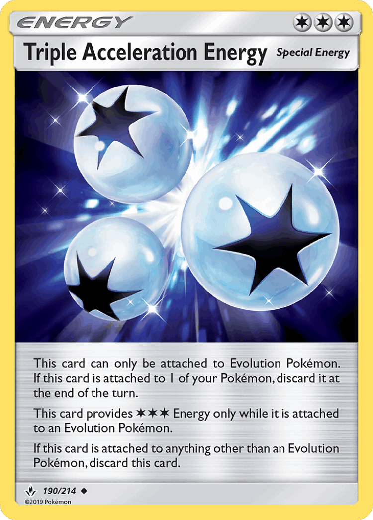Triple Acceleration Energy #190 from Unbroken Bonds - Uncommon