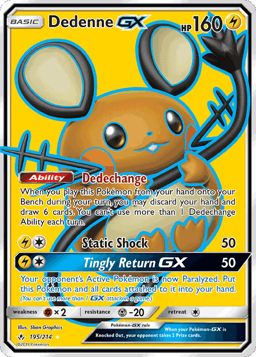 Dedenne-GX 195, Unbroken Bonds