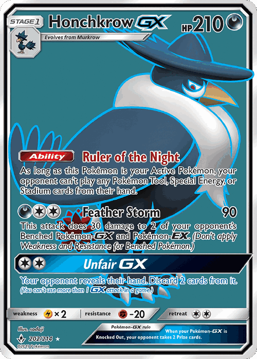 Honchkrow-GX 202, Unbroken Bonds