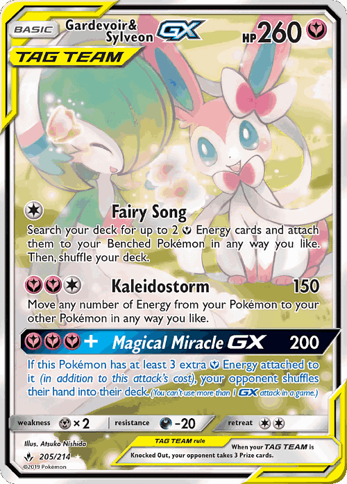 Gardevoir & Sylveon-GX 205, Unbroken Bonds