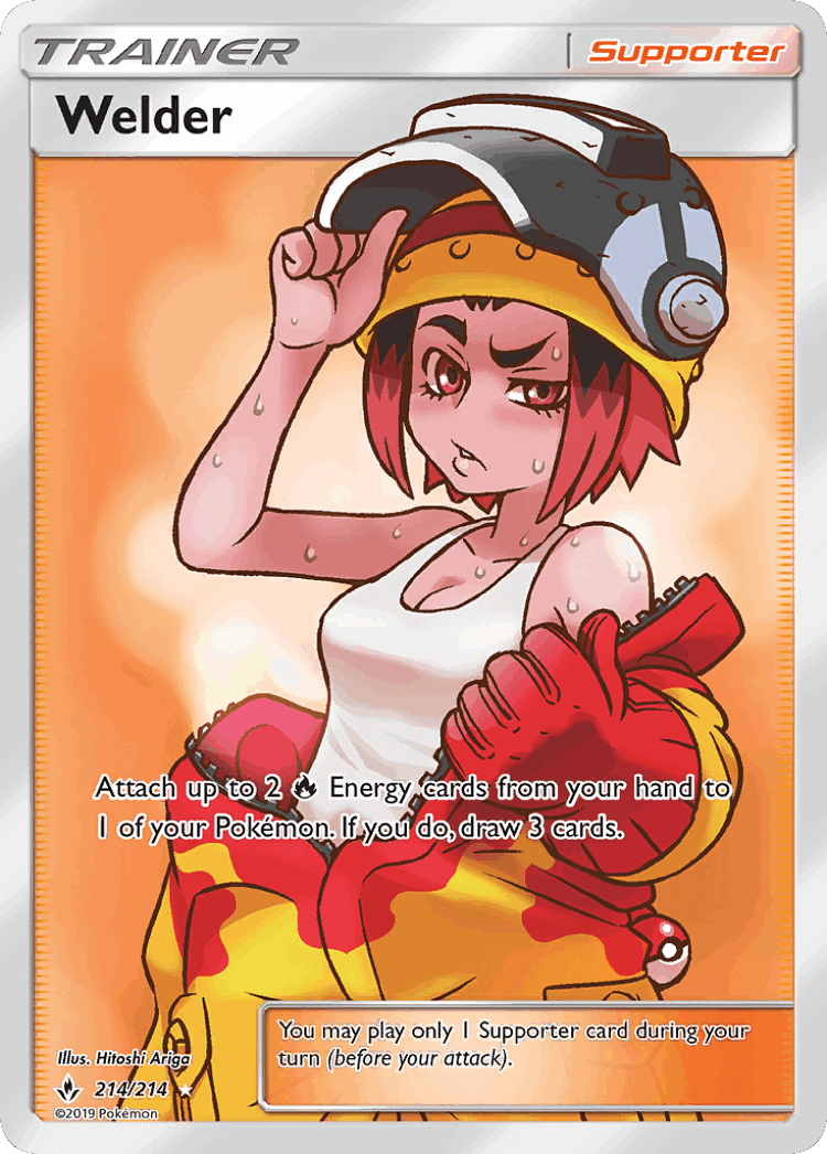 Welder #214 from Unbroken Bonds - Rare Ultra - Illustrated by Hitoshi Ariga