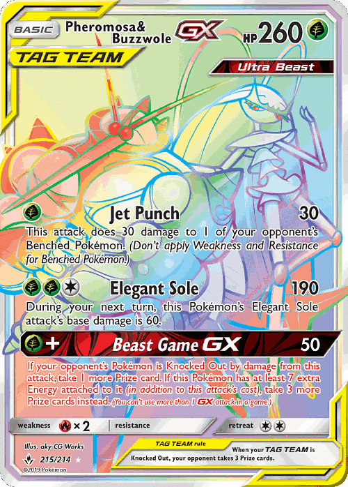 Pheromosa & Buzzwole-GX 215, Unbroken Bonds
