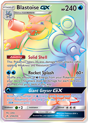 Blastoise-GX 218, Unbroken Bonds