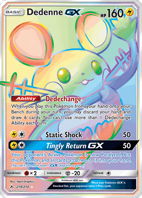 Dedenne-GX 219, Unbroken Bonds