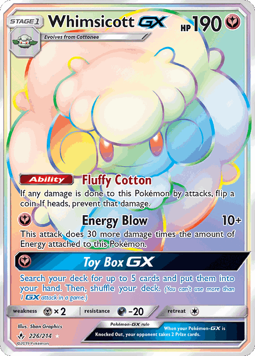 Whimsicott-GX 226, Unbroken Bonds