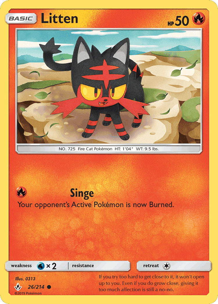 Litten #26 from Unbroken Bonds - Common - Illustrated by 0313