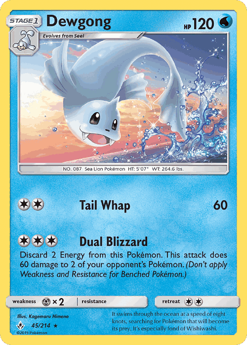 Dewgong 45, Unbroken Bonds