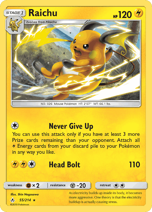 Raichu 55, Unbroken Bonds