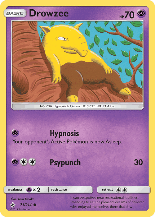 Drowzee 71, Unbroken Bonds