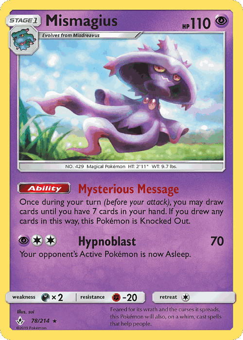 Mismagius 78, Unbroken Bonds