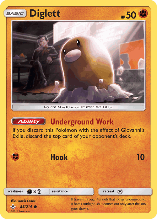 Diglett 85, Unbroken Bonds