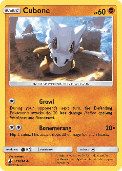 Cubone 105, Unified Minds