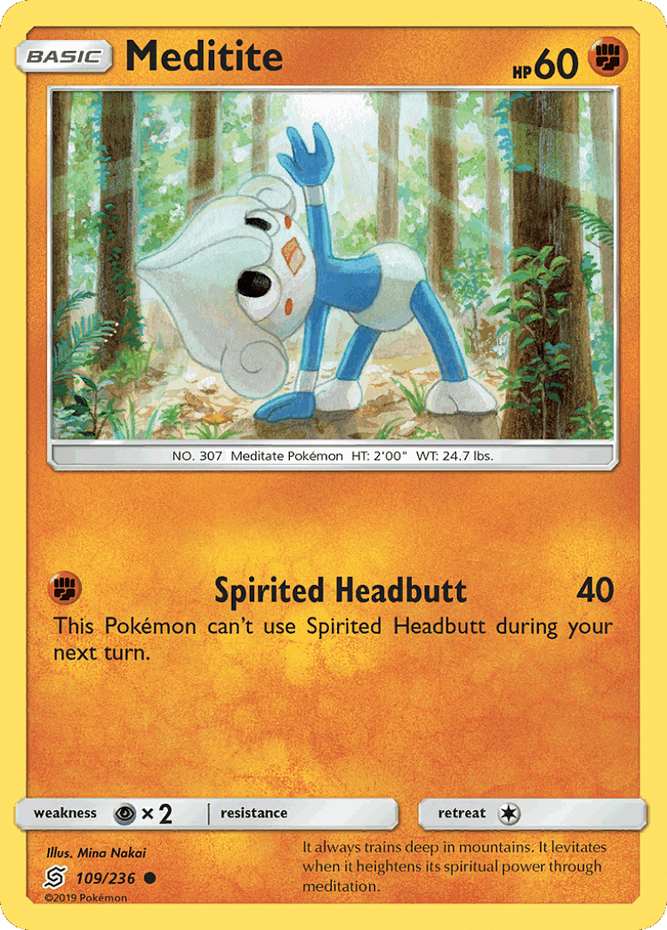 Meditite #109 from Unified Minds - Common - Illustrated by Mina Nakai