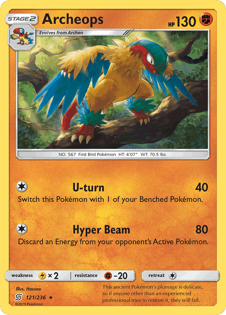 Archeops #121 from Unified Minds - Rare - Illustrated by Hasuno