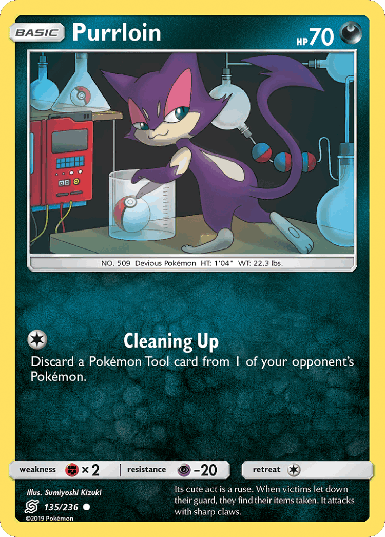 Purrloin #135 from Unified Minds - Common - Illustrated by Sumiyoshi Kizuki
