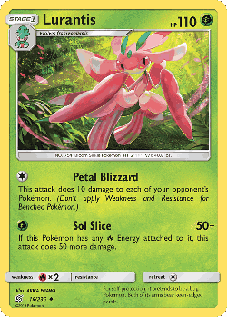 Lurantis Pokémon TCG card art