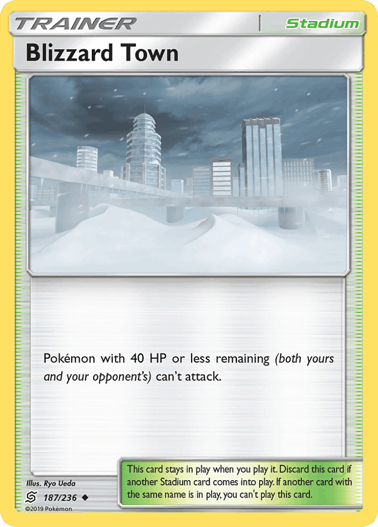 Blizzard Town #187 from Unified Minds - Uncommon - Illustrated by Ryo Ueda