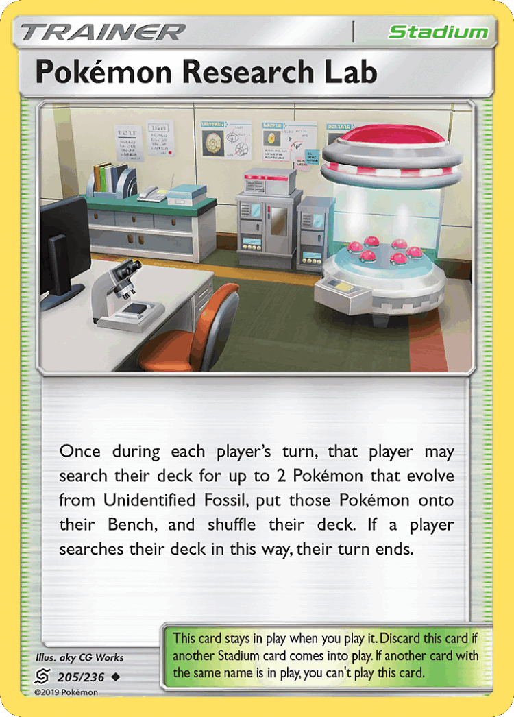 Pokémon Research Lab #205 from Unified Minds - Uncommon - Illustrated by aky CG Works