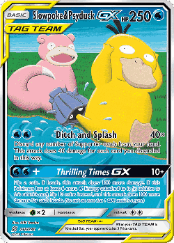 Slowpoke & Psyduck-GX card art