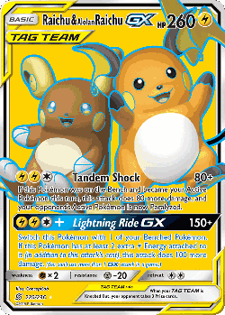 Raichu & Alolan Raichu-GX 220, Unified Minds