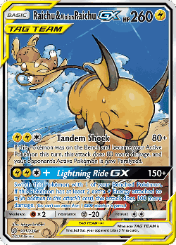 Raichu & Alolan Raichu-GX 221, Unified Minds