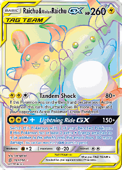 Raichu & Alolan Raichu-GX 241, Unified Minds