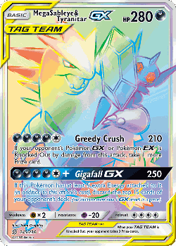 Mega Sableye & Tyranitar-GX 245, Unified Minds