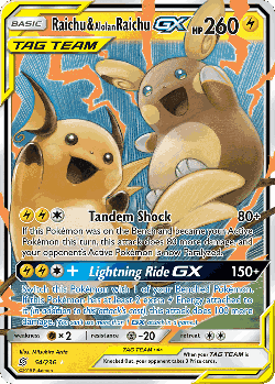 Raichu & Alolan Raichu-GX 54, Unified Minds