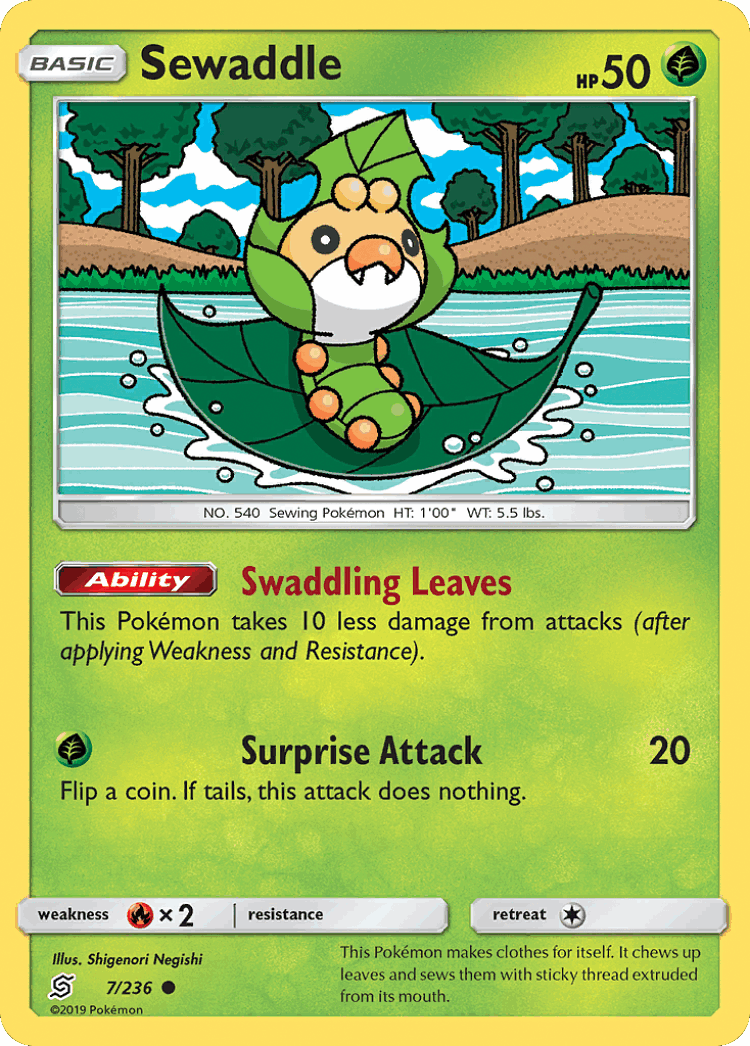 Sewaddle #7 from Unified Minds - Common - Illustrated by Shigenori Negishi