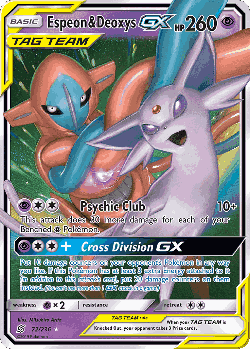 Espeon & Deoxys-GX 72, Unified Minds