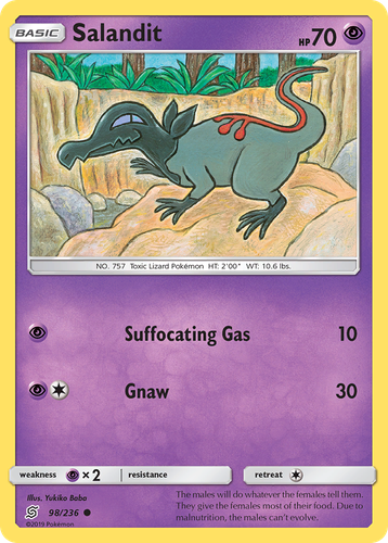 Salandit #98 from Unified Minds - Common - Illustrated by Yukiko Baba