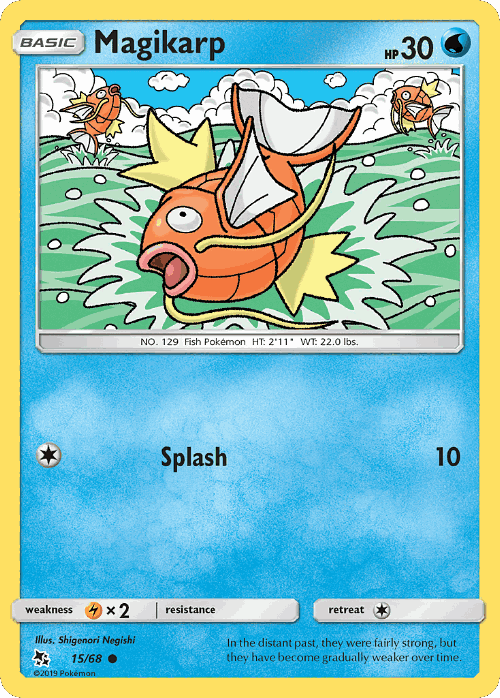 Magikarp Pokémon TCG card art