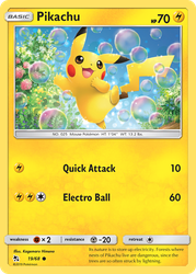 Pikachu Pokémon TCG card art