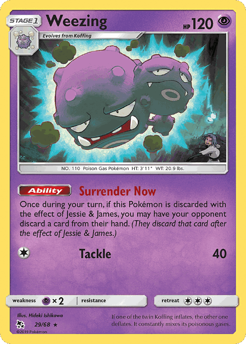 Weezing 29, Hidden Fates