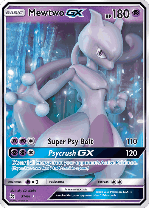 Mewtwo-GX 31, Hidden Fates