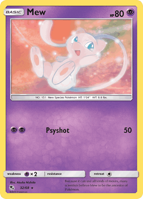 Mew 32, Hidden Fates