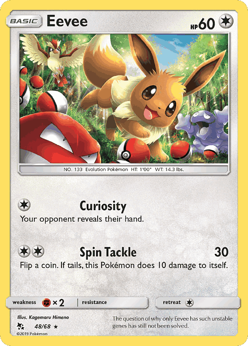 Eevee 48, Hidden Fates