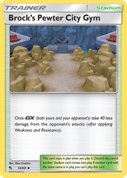 Brock's Pewter City Gym 54, Hidden Fates