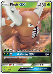 Pinsir-GX Pokémon TCG card art