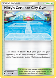 Misty's Cerulean City Gym 61, Hidden Fates